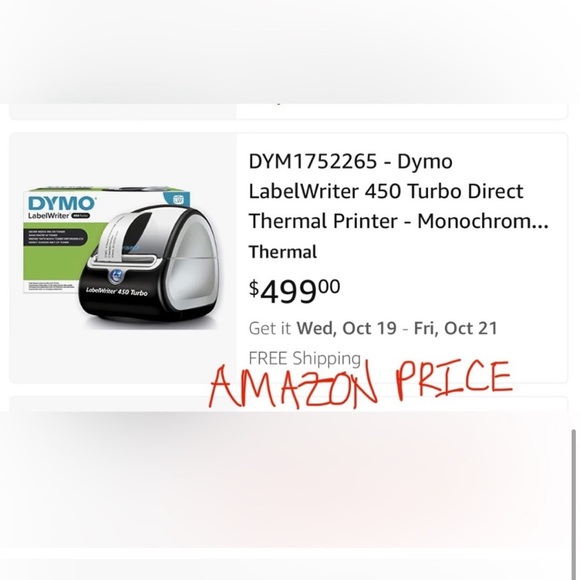 DYMO Label and Postage Writer 450 Turbo. NEW❗️Box opened for pics - Picture 2 of 15